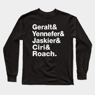 The Witcher List Long Sleeve T-Shirt